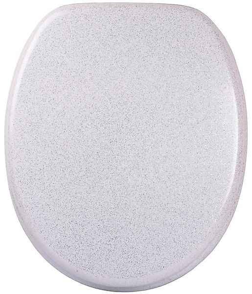 Sanilo WC-Sitz Glitzer Weiß, mit Absenkautomatik, hochwertig & modern, univ günstig online kaufen