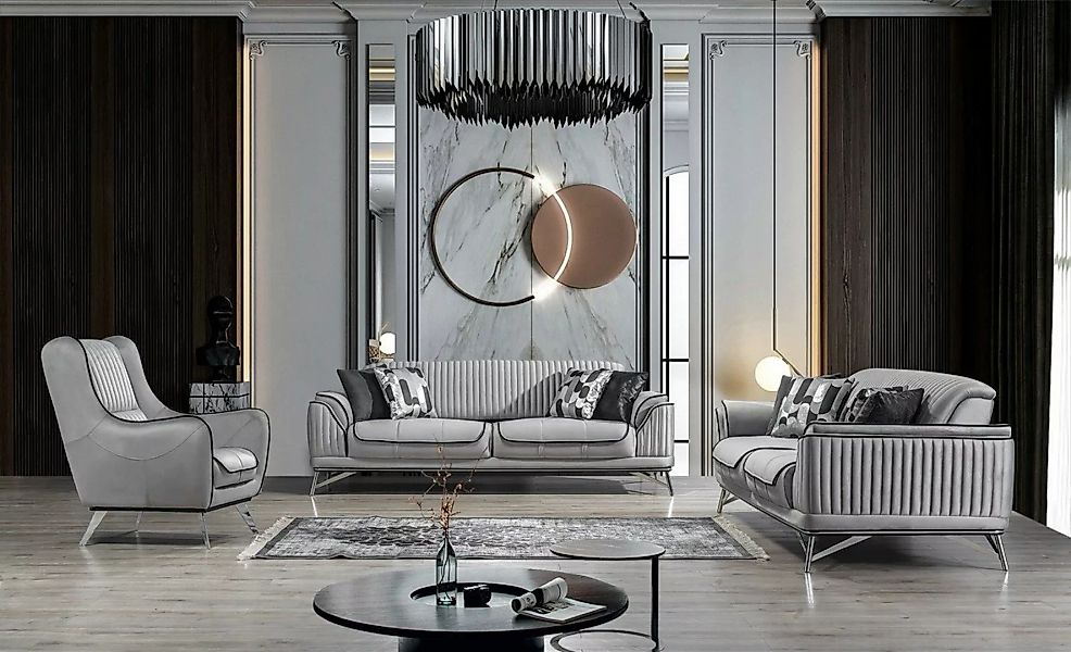 Villa Möbel Polstergarnitur BOND, (Set, 2-tlg), Hand Made Qualtiy, Luxus-Mi günstig online kaufen