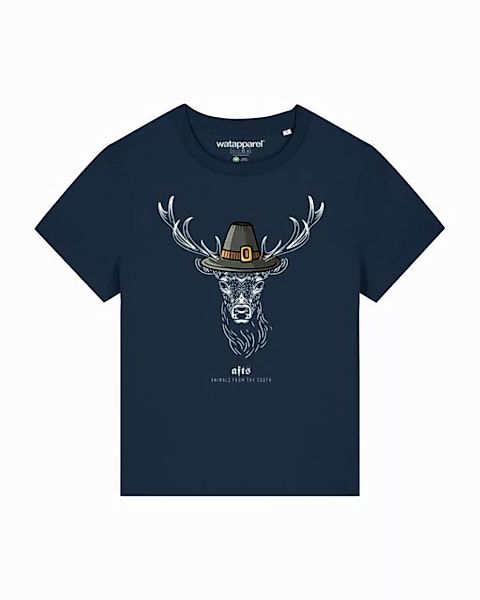 wat? Apparel T-Shirt [#afts] Hirsch günstig online kaufen