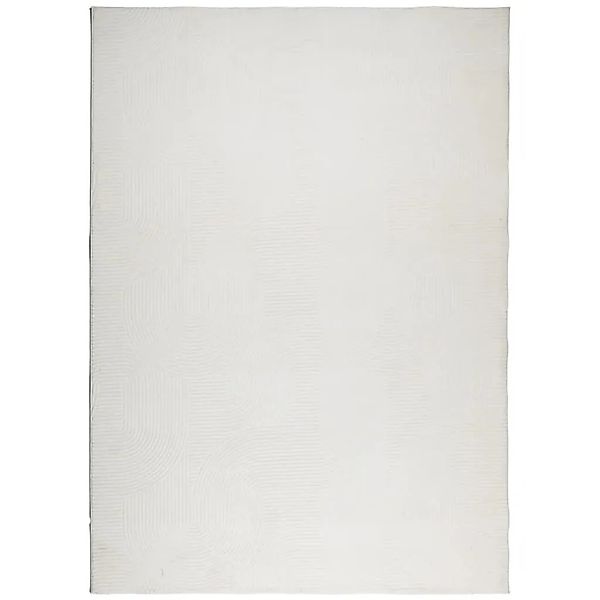 vidaXL Teppich IZA Kurzflor Skandinavischer Look Creme 200x280 cm 375443 günstig online kaufen
