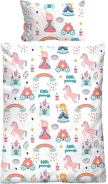 Biberna Bettwäsche kleine Prinzessin, Feinbiber, 2 günstig online kaufen