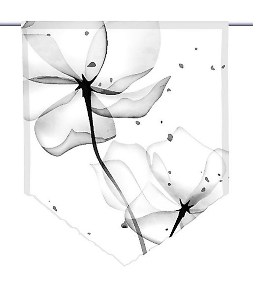 gardinen-for-life Scheibengardine Lule tribus grey - spitzer Scheibenhänger günstig online kaufen