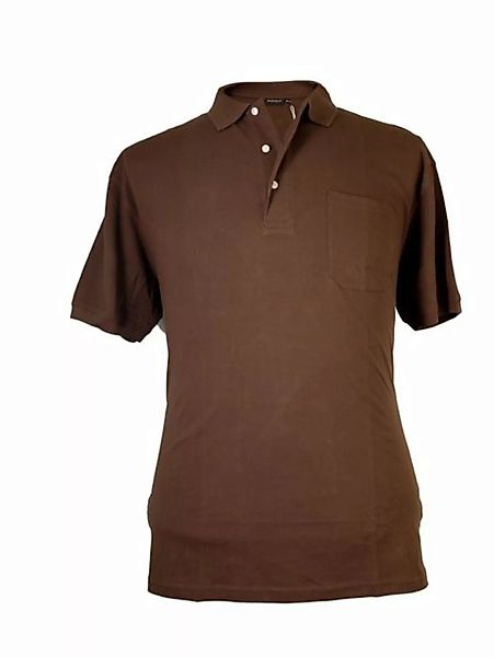 redfield Poloshirt Übergroßen Basic Polo von Redfield, braun günstig online kaufen