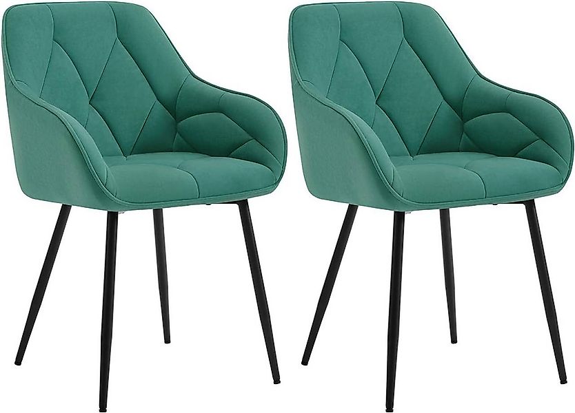 Woltu Polsterstuhl (Set, 2 St), Esszimmerstühle Ergonomisches Design Stuhl günstig online kaufen