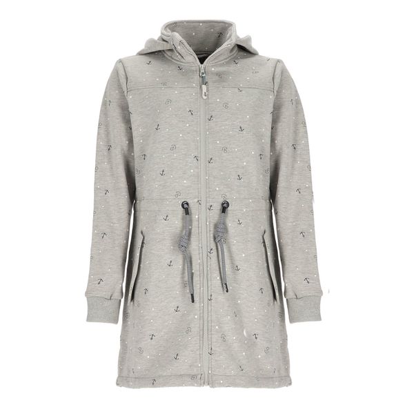 Leitfeuer Wintermantel Damen Fleecemantel mit Allover-Print günstig online kaufen