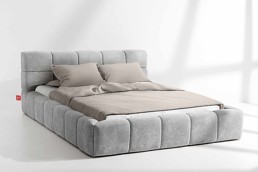 KONSIMO® Polsterbett Doppelbett AERI mit Stauraum, günstig online kaufen
