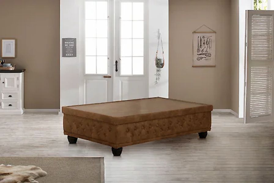 Home affaire Couchtisch "Rysum" passend zur Polsterserie "Rysum", mit Glasp günstig online kaufen
