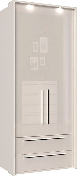Places of Style Drehtürenschrank "Piano, inklusive Rahmen und Beleuchtung, günstig online kaufen