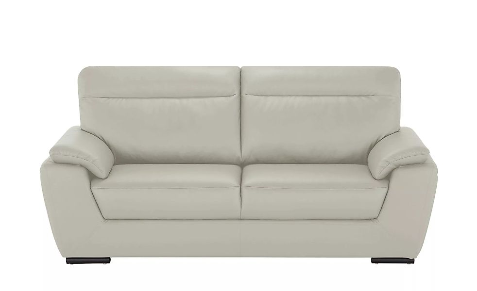 Sofa  aus Leder Brandy II ¦ grau ¦ Maße (cm): B: 224 H: 95 T: 100 Polstermö günstig online kaufen