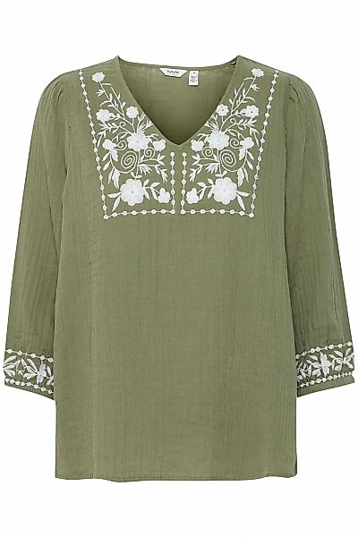 b.young Kurzarmbluse "Kurzarmbluse BYICOLET VNECK BLOUSE -" günstig online kaufen