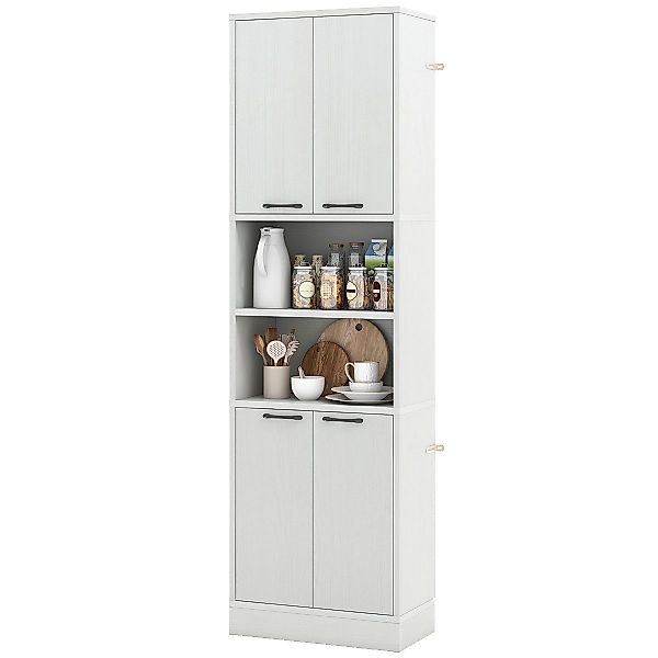 KOMFOTTEU Küchenbuffet Buffetschrank Vorratsschrank mit 4 günstig online kaufen