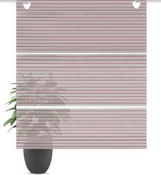 HOME WOHNIDEEN Raffrollo "JÖRG" mit Ösen ohne Bohren freihängend Magnetroll günstig online kaufen