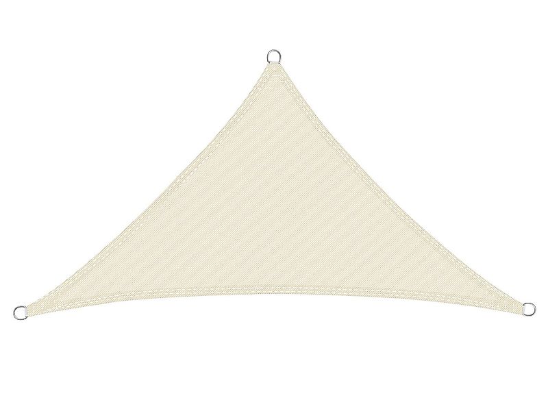 EUGAD Sonnensegel, Sonnenschutz Terrasse HDPE Dreieckig Creme günstig online kaufen