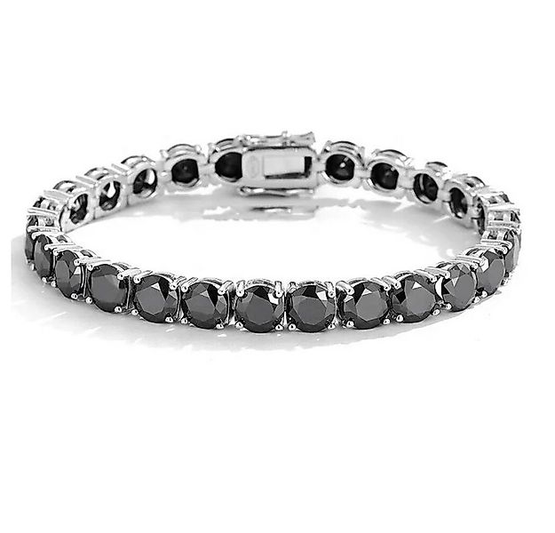 ROUGEMONT Tennisarmband Schickes funkelndes Moissanit Tennisarmband Schwarz günstig online kaufen