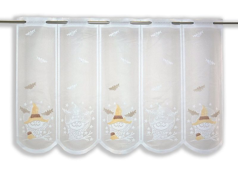 Clever-Kauf-24 Scheibengardine Kinderzimmer Scheibengardine Kleine Hexe (1 günstig online kaufen
