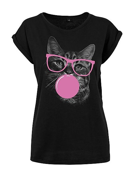 Youth Designz Print-Shirt Katze Kaugummi Damen T-Shirt als Statement oder G günstig online kaufen