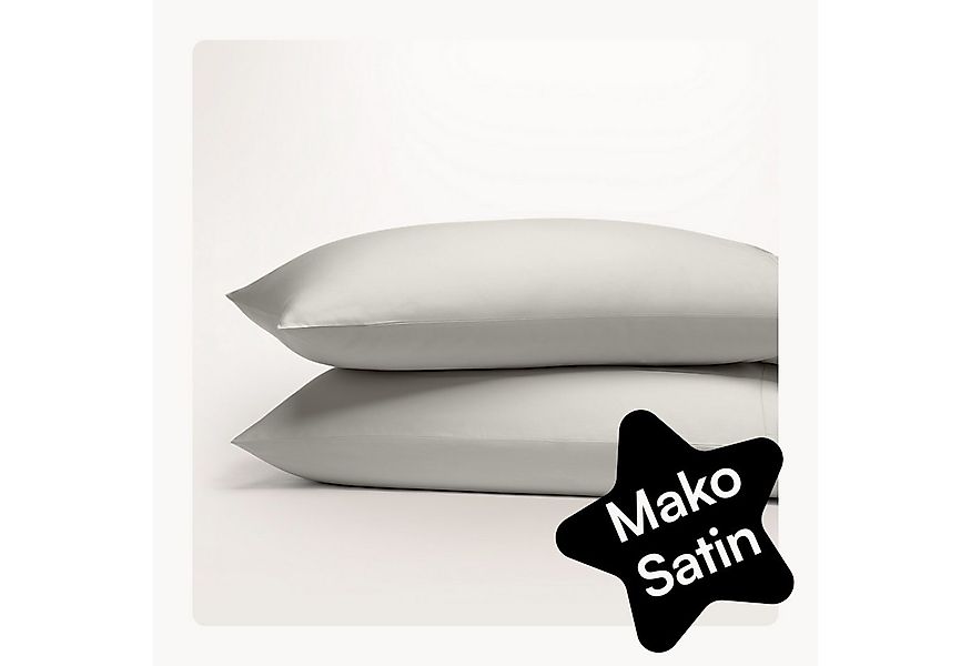 Seralino Kissenbezüge Mako Satin Kissenbezug (100% Bio Baumwolle) weich, ha günstig online kaufen
