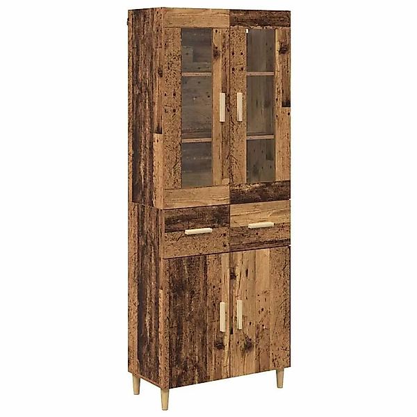 vidaXL Highboard Altholz 69,5 x 34 x 180 cm Holzwerkstoff 3415663 günstig online kaufen