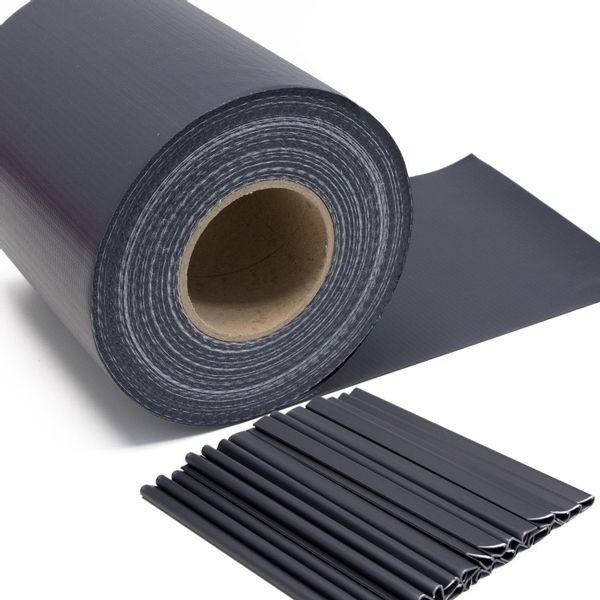 M MERCEO Sichtschutzelement, 50m Zaun Sichtschutz-Streifen/PVC günstig online kaufen