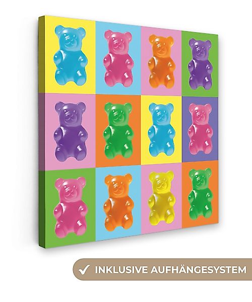 OneMillionCanvasses® Leinwandbild Kunst - Süßigkeiten - günstig online kaufen