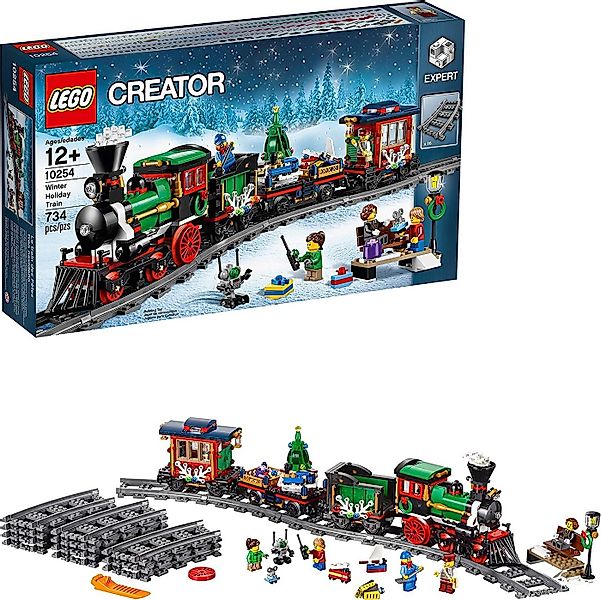 LEGO® Creator Expert 10254 - Festlicher Weihnachtszug Spielbausteine, (734 günstig online kaufen