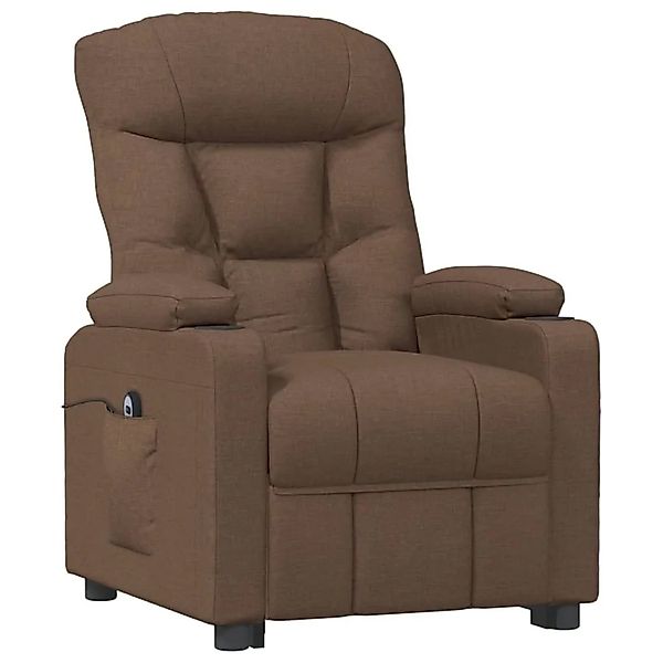 vidaXL Relaxsessel Elektrisch Braun Stoff 3098819 günstig online kaufen