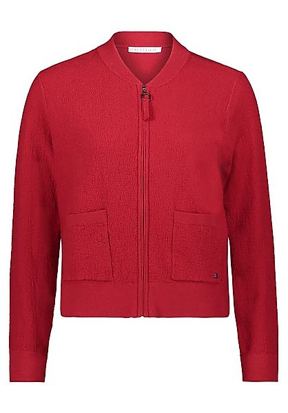 Betty&Co Strickjacke Damen Strick-Cardigan mit Reißverschluss (1-tlg) günstig online kaufen