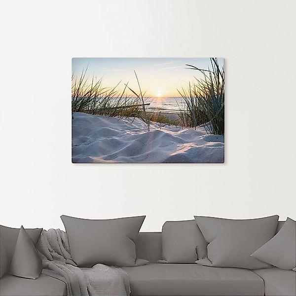 Artland Wandbild "Ostseestrand" Strand 1 Stk. tlg. als Alubild, Outdoorbild günstig online kaufen