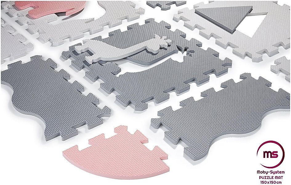 Moby-System Spielmatte Schaumstoff-Puzzlematte XL 150 x günstig online kaufen