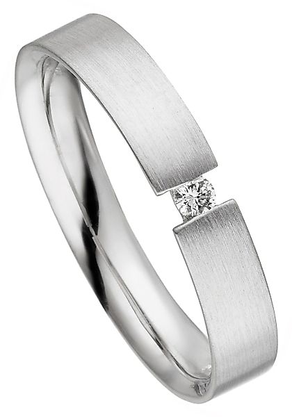 JOBO Fingerring "Ring mit Diamant", 925 Silber günstig online kaufen