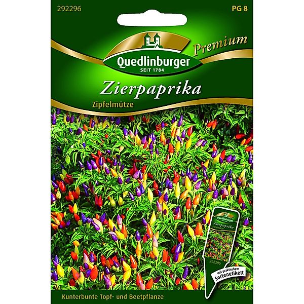 Quedlinburger Zier Paprika ''Zipfelmütze'' günstig online kaufen