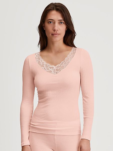 CALIDA Achseltop, zarte Spitzen-Details, wärmend, weich, leichter Glanz günstig online kaufen