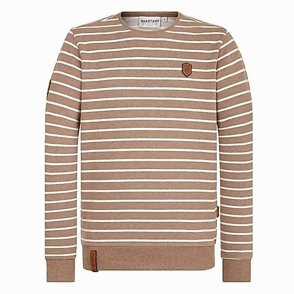 naketano Sweater Herren Meidericher in Farbe Dünschiss Kotze Melange günstig online kaufen