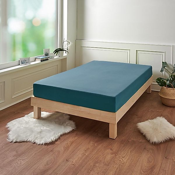 TRAUMSCHLAF Spannbettlaken Premium Interlock, Jersey, Gummizug: günstig online kaufen