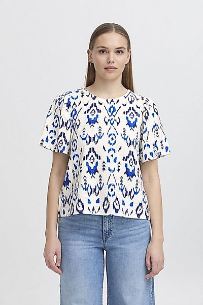 Ichi Kurzarmbluse IXHARPER Modische Bluse mit Muster günstig online kaufen