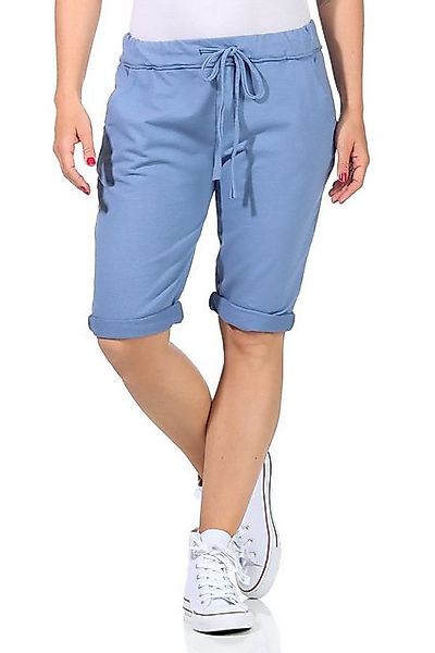 CLEO STYLE Bermudas Sweat Bermuda 1212 Blau 36-40 günstig online kaufen