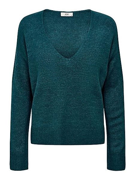 JACQUELINE de YONG Strickpullover Fein Strickpullover V-Neck JDYELANORA Lon günstig online kaufen