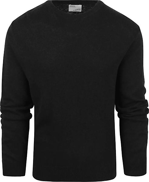 Bunter Standard Pullover Merino Schwarz - Größe M günstig online kaufen