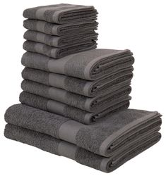 my home Handtuch Set "Melli, 2 Duschtücher 70x140, 4 Handtücher 50x100, 4 G günstig online kaufen