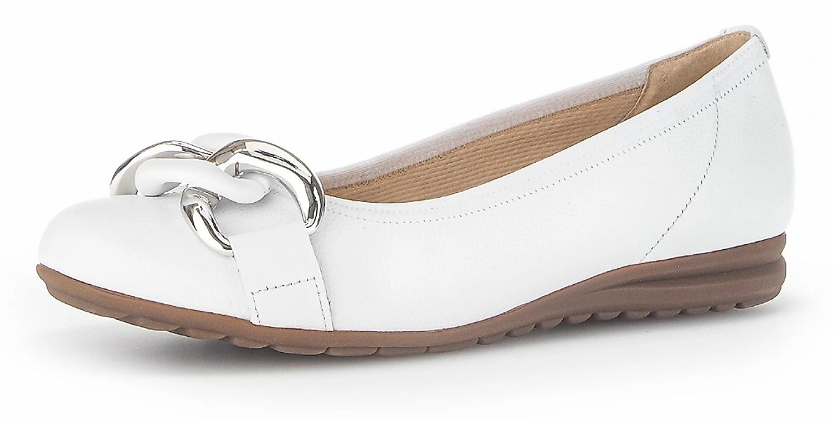 Gabor FLORENZ Ballerina Hochzeitsschuh, Flache Schuhe, Slipper mit elegante günstig online kaufen