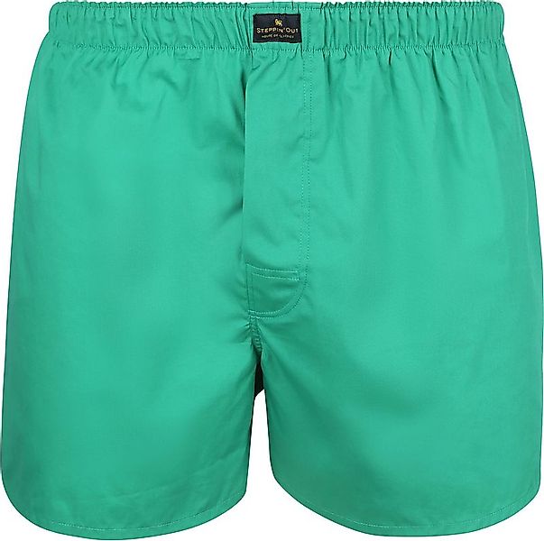 Steppin' Out Boxershort Racing Green Poplin - Größe XL günstig online kaufen