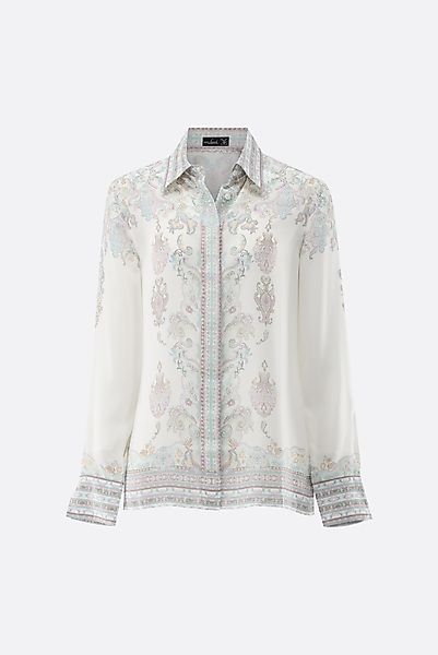 Seidenbluse tailliert mit Paisley-Druck günstig online kaufen