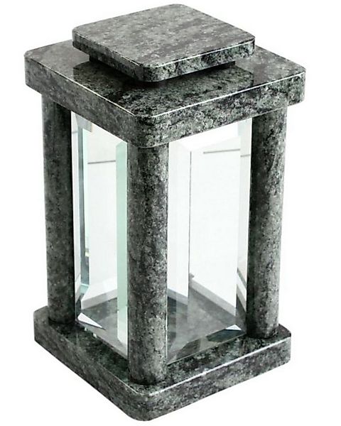 KOKA Dekoobjekt Grab-Lampe Granit Oliven Grün Friedhofs-Laterne, (1 St), Gr günstig online kaufen