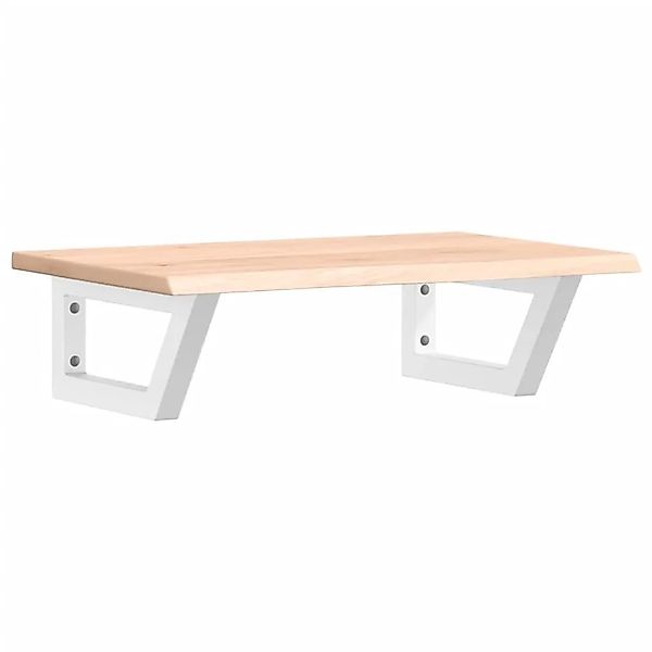vidaXL Waschtischplatte mit Halterung Stahl und Massivholz Eiche 3302542 günstig online kaufen