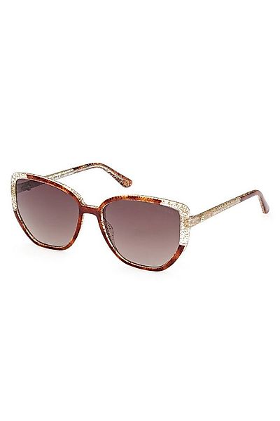 GUESS JEANS Sonnenbrille Damen-Sonnenbrille Braun: Quadratische Gläser & Ko günstig online kaufen