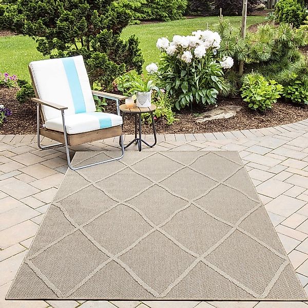 Ayyildiz Teppiche Outdoorteppich »PATARA 4952«, rechteckig, 8 mm Höhe, Läuf günstig online kaufen