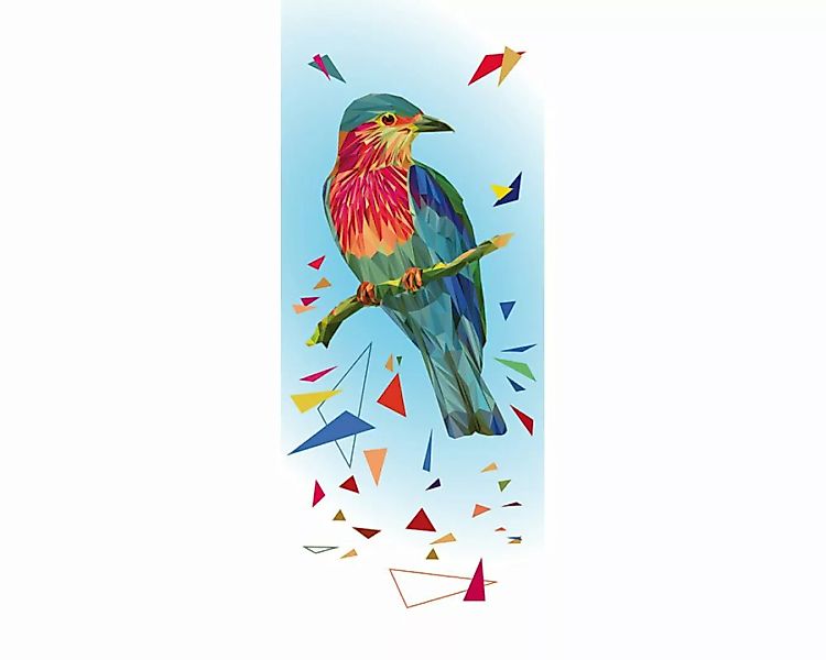 Dekopanel "Paradiesvogel3" 1,00x2,50 m / Glattvlies Brillant günstig online kaufen