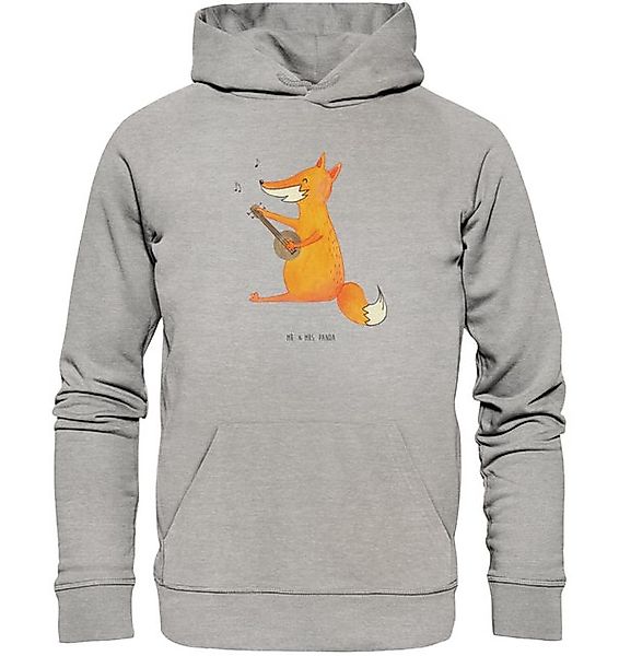 Mr. & Mrs. Panda Hoodie Fuchs Gitarre Größe L - Heather Grey - Geschenk, Ob günstig online kaufen