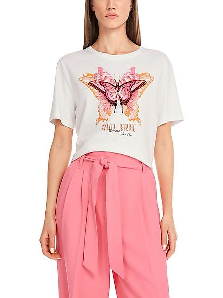 Marc Cain T-Shirt "Butterfly's Diary" Premium Damenmode T-Shirt mit 3D-Moti günstig online kaufen