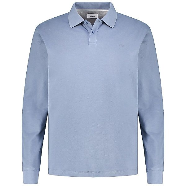 s.Oliver Basic-Poloshirt Farbe graublau Größe: 6XL günstig online kaufen